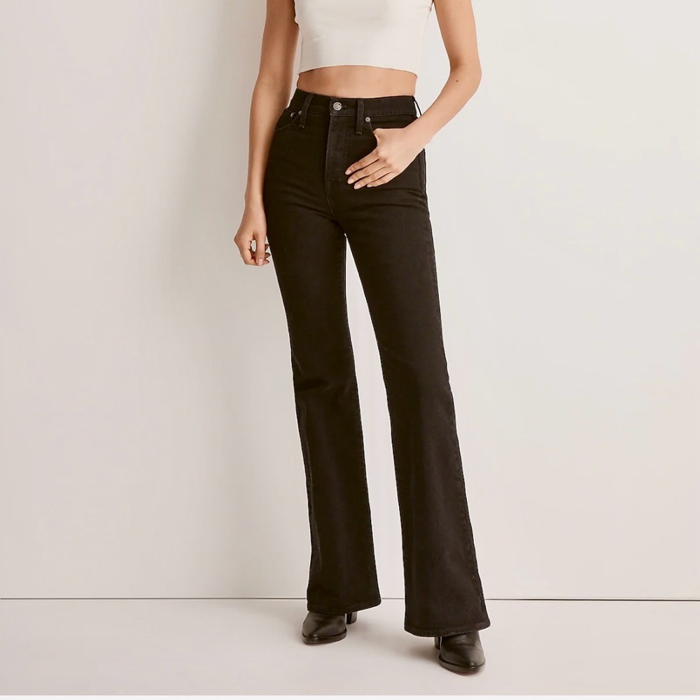 Madewell Perfect Vintage Flare Jeans - Black 28